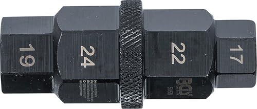 BGS 5058 | Motorrad-Spezial-Einsatz | 10 mm (3/8\) | 17 - 19 - 22 - 24 mm | für Steckachse Yamaha, Kawasaki, BMW, Honda