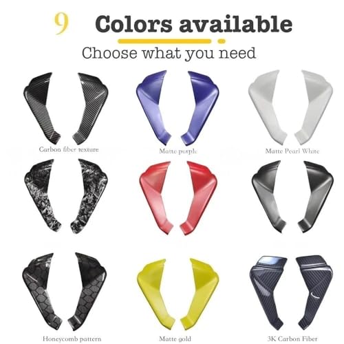 Aileron spoiler accessoires moto pour carénage avant RS660