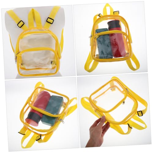 GALPADA Clear Transparent for Concerts Festivals Sports and Travel Spacious Design with Straps for Comfortable Wear and Easy Storage3