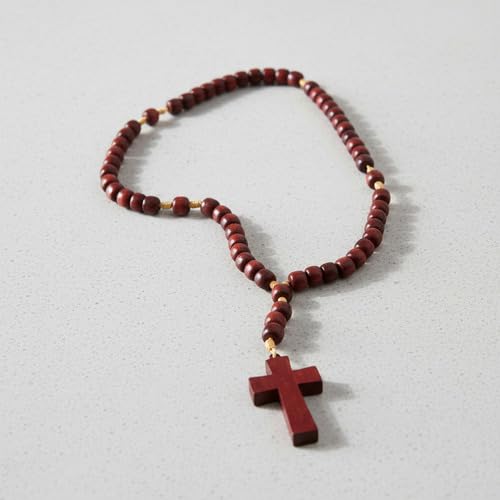 Terço Madeira Imbuia Tradicional Resistente