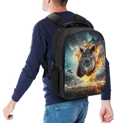 Sac à dos imprimé en 3D-16 étanche pour protéger votre ordinateur à l'école