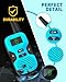 Walkie Talkies for Kids Long Range - 4 Pack Kid Walkie Talkies with Replaceable Shell Backlit LCD Flashlight 3 Miles Range - Gifts and Toys for 5-7 Year Old Boys and Girls