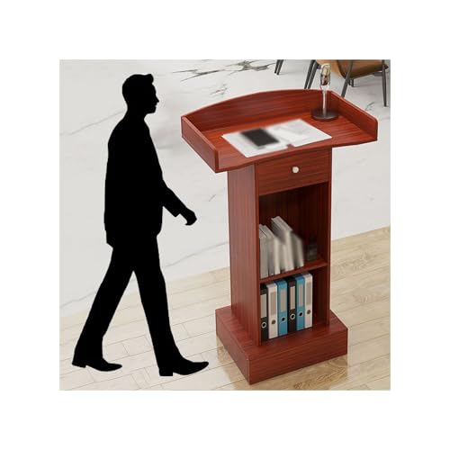 Atril de madera maciza para trabajar de pie en presentaciones