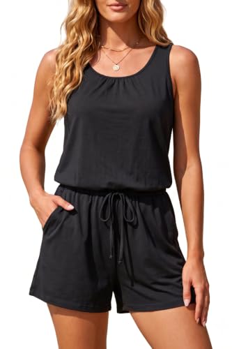 Image of Tempt Me Romper One Piece Swimsuits with Short - Women Boyleg with Pockets Modest Bathing Suit 2025 Swimwear