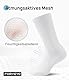 FORVEVO Socken Herren 43-46 Baumwolle,Weich Tennissocken Herren Gepolstert,Atmungsaktiv Cerw Sportsocken,Laufsocken Schwarz 6 Paar
