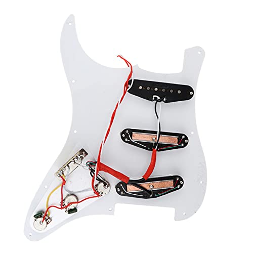 Micros précâblé Dual Rail Humbucker Pickup Single Bobine PickGuard Prétouréguré Chargement Chargé pour La Guitare… - Les Beatles, Paul McCartney, John Lennon, RIngo Starr, George Harrison Micros précâblé Dual Rail Humbucker Pickup Single Bobine PickGuard Prétouréguré Chargement Chargé pour La Guitare… – Image 5