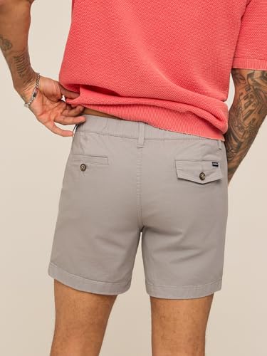 Image of Chubbies Chino Shorts Men 5.5 Inch - Mens Shorts Casual with Elastic Waistband, Side and Back Pockets, Stretch Cotton Blend
