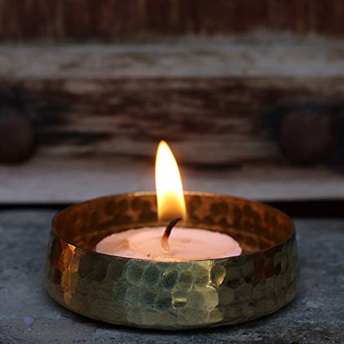 De Kulture Works DKW-142-BA Dekulture Hand Made Pure Brass T Light, Ideal For Home Decoration Votive Holder Ideal For New Year Valentine Day Easter Diwali Gift thumb #3