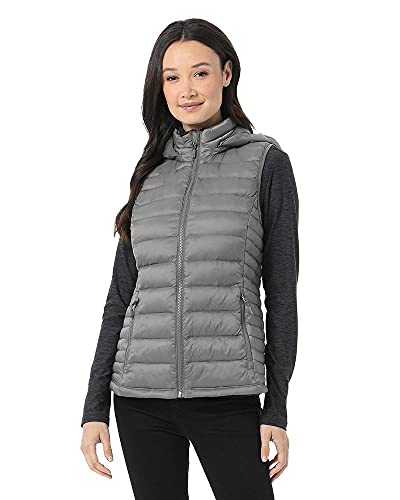 32 Degrees Women’s Ultra-Light Down Alternative Water-Repellent Packable Puffer Vest 