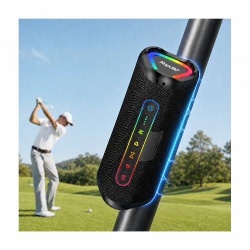 Image of Hupoaf Magnetic Bluetooth Speaker for Golf Cart, Portable Speakers Outdoor