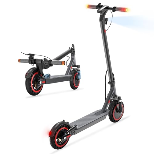 8.5 Monopattino Elettrico Adulto 350W Motore 4 Ammortizzatore Autonomia di 25-30Km Velocità 25km/h 3 Impostazioni di Velocità Pieghevole Monopattino Elettrico Indicatore di Direzione