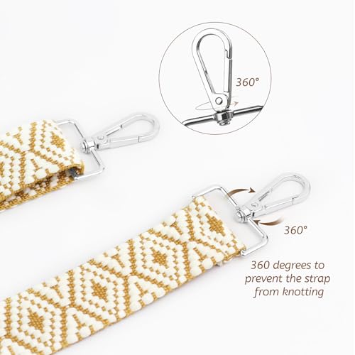 Image of Purse Strap Replacement Crossbody Wide Shoulder Strap Adjustable Replacement Belt Wide 3.8cm Straps for Purse Bag