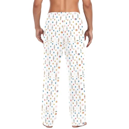 Christmas Soldier Men's Pajamas Pants Cotton Sleep Bottoms Pants Lounge Sleepwear - S3