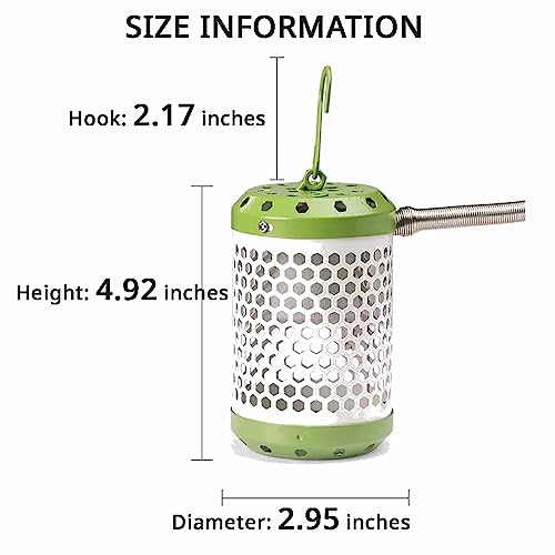 Manon Rosa Bird Cage Heater For Parakeets Chickens Parrots - Thermostatic Socket, No-Light Lamp With 2 Ceramic Bulbs thumb #1