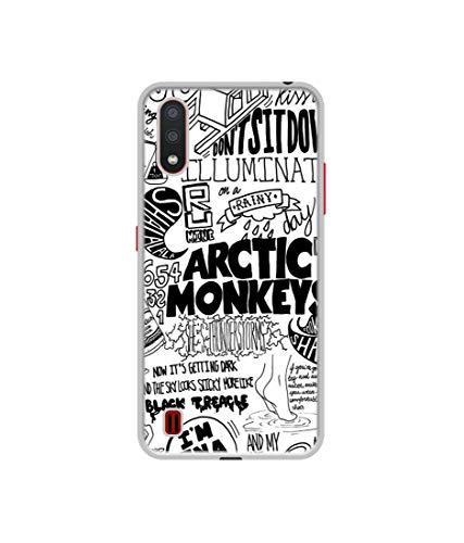 Image of Arctic Monkeys Pattern Design Printed Silicon Soft TPU Back Case Cover for Samsung Galaxy M01