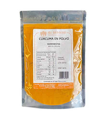 CURCUMA EN POLVO 1 KILO A GRANEL PREMIUM