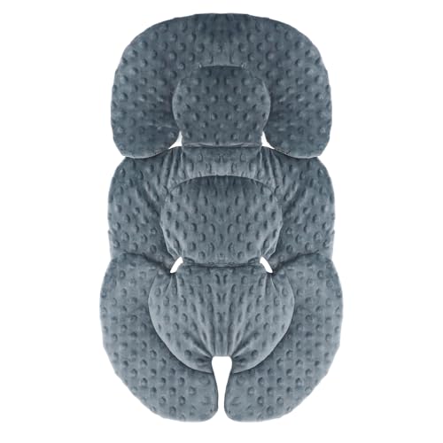 Image of KAKIBLIN Infant Car Seat Insert, Carseat Insert Support for Newborn, Infant Car Seat Cushion Head Support for Baby Girls Boys,3D Air Mesh Baby CarSeat Cushion for CarSeats, Bouncer, Strollers, Swing