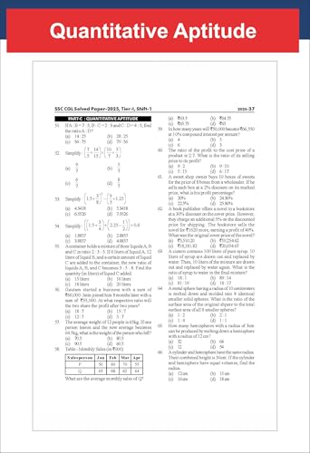 Image of Disha 33 Year-wise SSC CGL Tier I Previous Year Solved Papers (2010 - 2025) 7th Edition | Combined Graduate Level | PYQs Question Bank