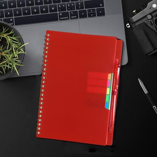 Teksome Cuaderno inteligente reutilizable, cuaderno en espiral - Cuaderno de espiral reutilizable inteligente | Bloc de notas reutilizable, almohadillas impermeables y cuaderno conectado digitalmente - imagen 2