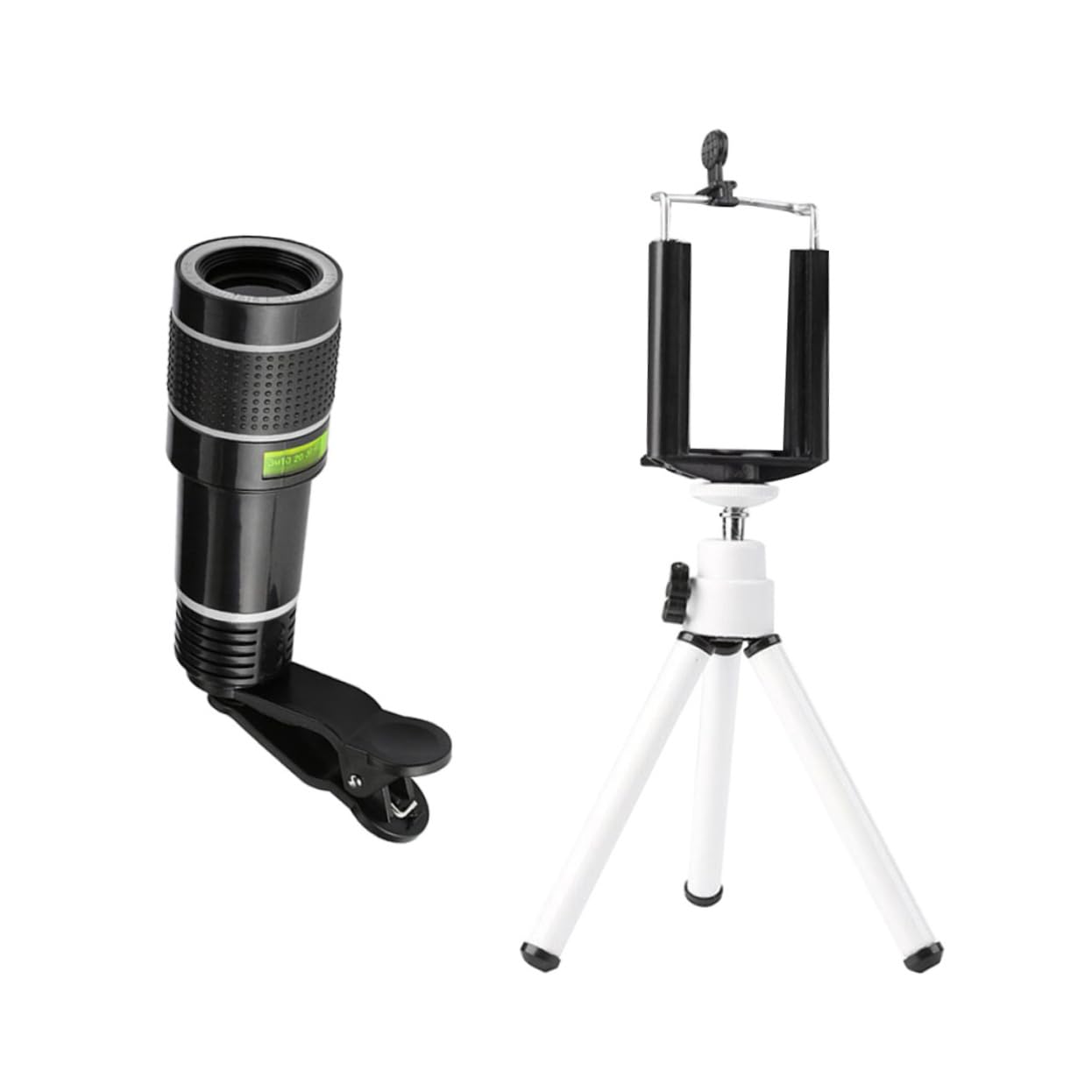 RORPOIR 20x Mobile Phone Telephoto Lens Universal Clip-on Camera Lens Includes Tripod Eyecup for Random