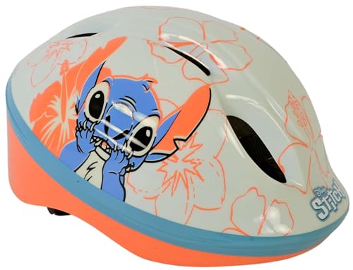 casco per bambini licenza stitch misura cm 52-56 regolabile