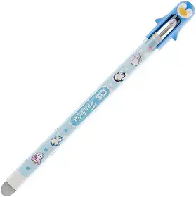 Caneta Apagável CIS Fantasia, Pinguim, Azul, Blister com 1 unidade
