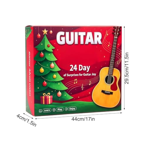 Calendrier de l'Avent Guitare 2026, 24 Accessoires, Accordeur & Capodastre – vue 2