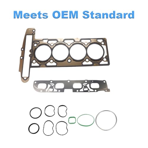 Image of Head Gasket Set Compatible with Chevy Captiva Sport Equinox Impala Malibu Orlando Buick Allure Lacrosse Regal Verano GMC Terrain 2010-2017 2.4L Replacement for HS26517PT