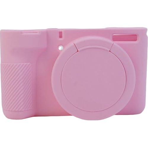 PowerShot V1用ソフトシリコンラバーカメラボディケース 耐衝撃カバー 保護 レンズキャップ