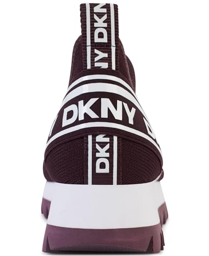 Image of DKNY Women's Abbi Knit Slip on Sneaker with Logo
