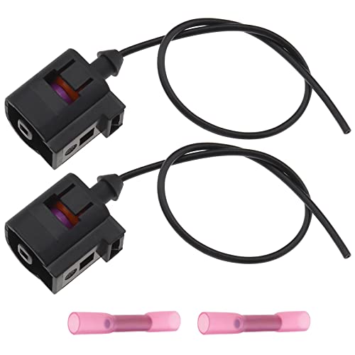 The Lord of the Tools 2 Stück 1 Pin Öldrucksensor Steckverbinder mit Kabel 1J0973701 Kompatibel mit A3 A4 A5 A6 Kompatibel mit Golf Kompatibel mit Jetta
