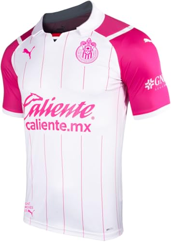 PUMA Men's Chivas Promo Breast Cancer Awareness Soccer Jersey 21-22 (XX-Large)