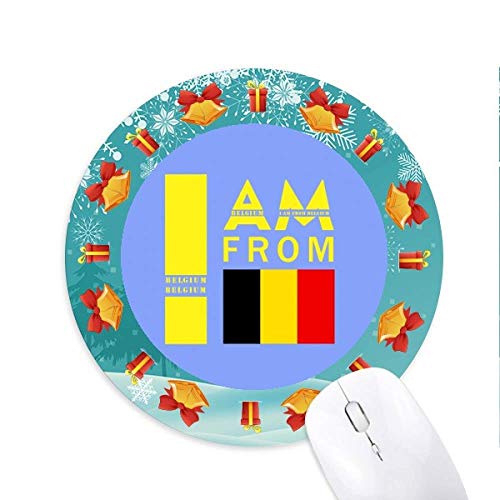 je suis du bélarus tapis de souris souris ronds cadeaux de noël