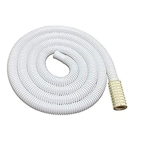 Image of MONIT 3 Meter PVC Washing Machine Semi Inlet Pipe for Semi Automatic Washing Machine, Inlet Pipe Leak Proof, Washing Machine Drain Pipe Extension (White)