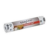 Duck Brand 282956 Smooth Top Easy Liner Non-Adhesive Shelf Liner, 12-Inch x 10-Feet, Grey Polka Dot