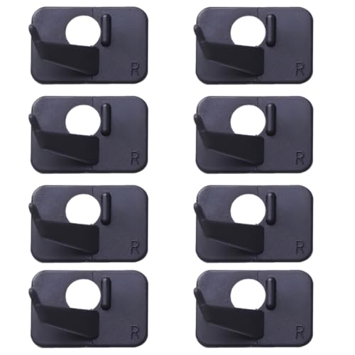 YUZNA Lot de 8 supports Arc Composé，De Flèche Pour Arc recourbé，Noir Avec dos adhésif ，En plastique Pour arcs composés，Accessoire de cible pour...