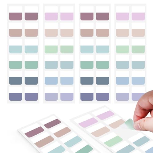 Sticky Index Tabs - 240 Repositionable Page Markers for Notebooks...