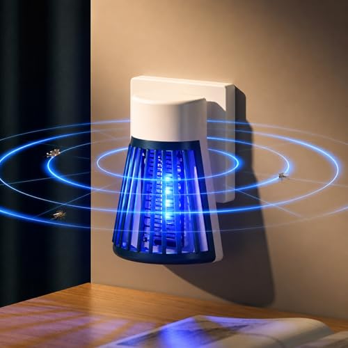 Image of DYROX Mosquito Insect Bug Zapper Trap Killer LED Lamp, Plug-in Electronic Mosquito Killer Machine with UV Light, Indoor Electric Machar Mosquito Killer Lamp for Home, Bedroom, Kitchen & Office