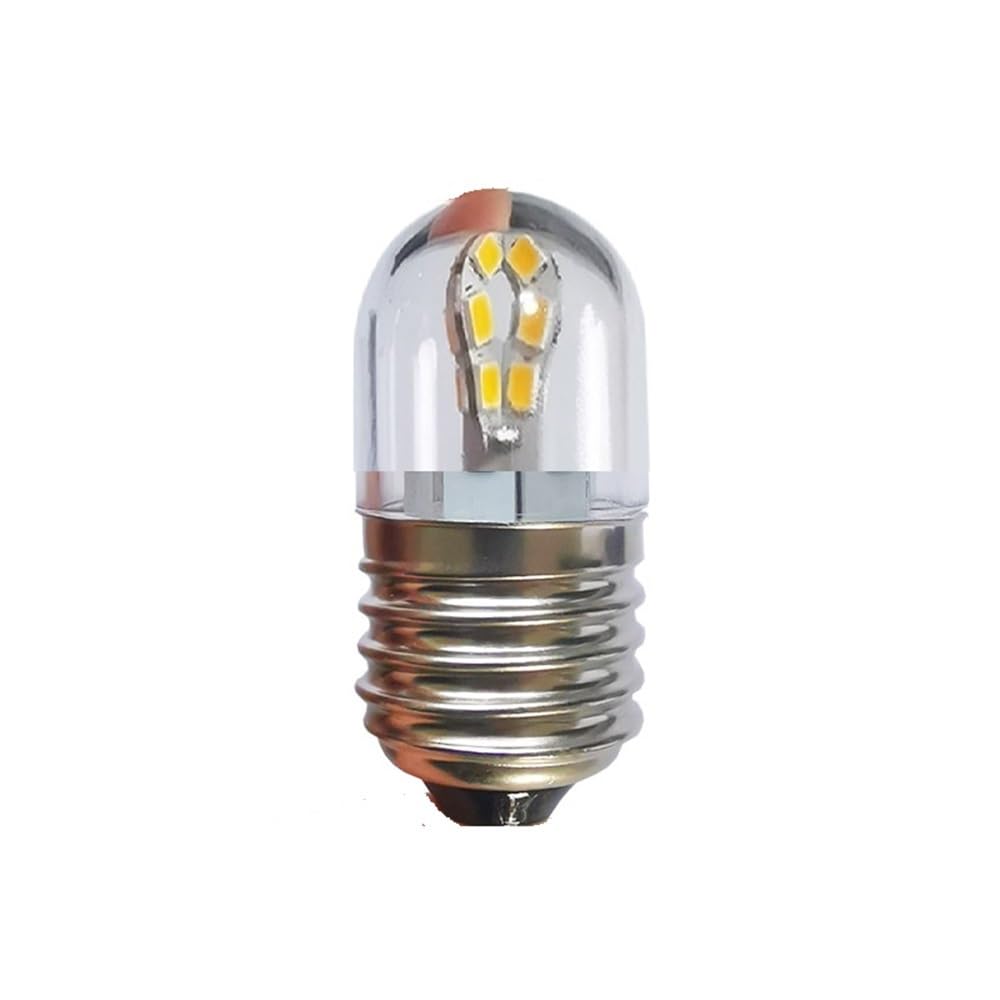 Fengyan Żarówki Domowe, Opakowanie 20 sztuk, żarówka LED do żyrandola kryształowego AC12V E12/E14/E17 4W 360 stopni Petal Light(Biały,E27 12V)
