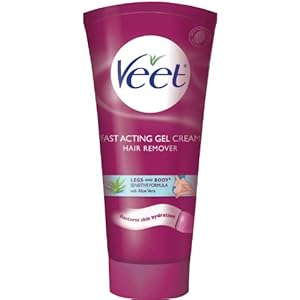 Hair Removal Cream ? VEET Legs & Body 3 in 1 Gel Cream Hair Remover, Sensitive Formula with Aloe Vera and Vitamin E, 6.78 fl ozTube (Pack of 3)