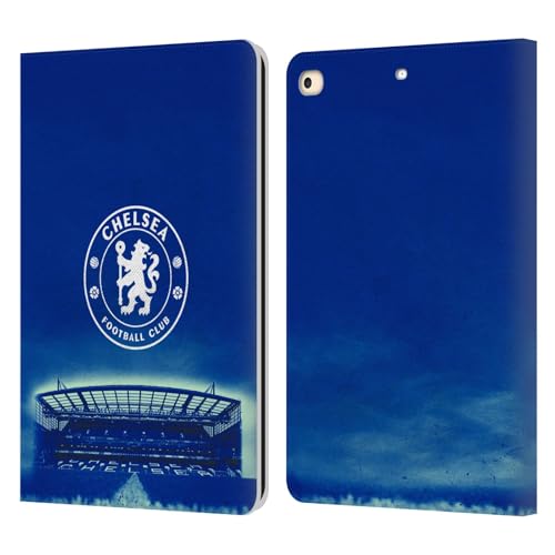 Housse iPad 9.7 Chelsea FC compatible avec tablette Apple 2017 2018 protection portefeuille cuir