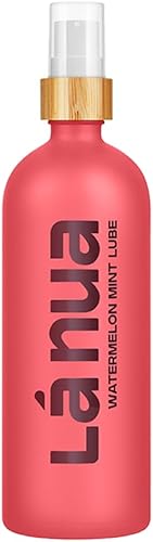 La Nua Lubricante comestible a base de agua de sandía y menta, ingredientes limpios, eficaces, delicioso, de larga duración, seguro para juguetes, disponible en Yaxa Colombia