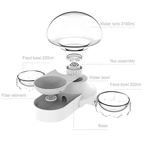 Fuente de agua automática para gatos y perros miniatura 3