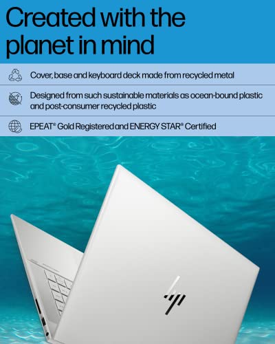 Image of HP Envy x360 Convertible 15-inch Laptop, Intel Core i7-1260P Processor, Intel Iris Xe Graphics, 16 GB RAM, 1 TB SSD, Windows 11 Home (15-es2026nr, Natural Silver Aluminum)