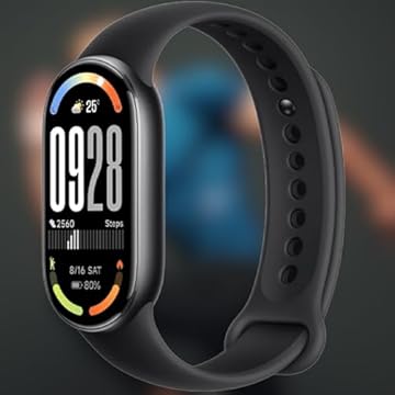 Relógio Mi Band 8 smart-band 8 (GLOBAL) Pulseira Inteligente, Tela AMOLED 1,62, Relógio inteligente, Fitness, Pulseira Impermeável, NFC, 150 Modos Esportivos (PRETO)
