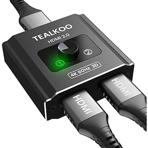 TEALKOO Commutateur HDMI 4K 60Hz Cover