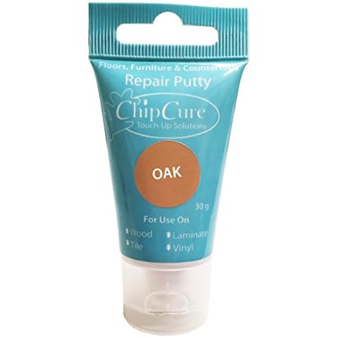 Cal-Flor PU49503CF ChipCure Superior Solvent-Free Repair Filler, Oak Cover