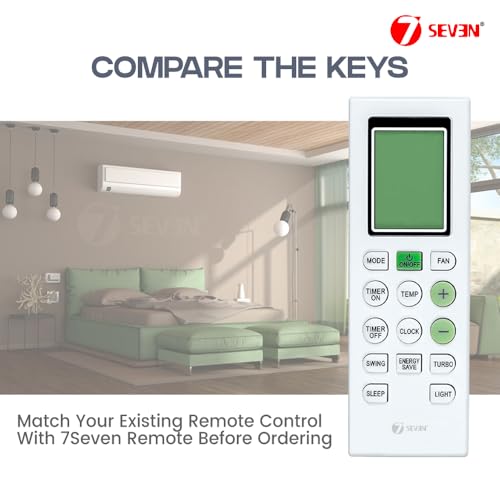 Image of 7SEVEN Compatible with Blue Star AC Remote Control 226 Model Suitable for WIA418LL FS318DLTU 1.5 Ton Spilt and Window Inverter Air Conditioner - Match Keys Exactly with Existing Bluestar AC Remote