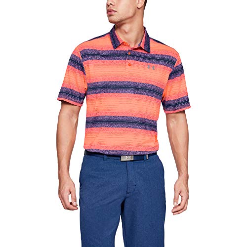Under Armour Playoff 2.0 Polo, Hombre, (Peach Plasma/Pitch Gray (836), L