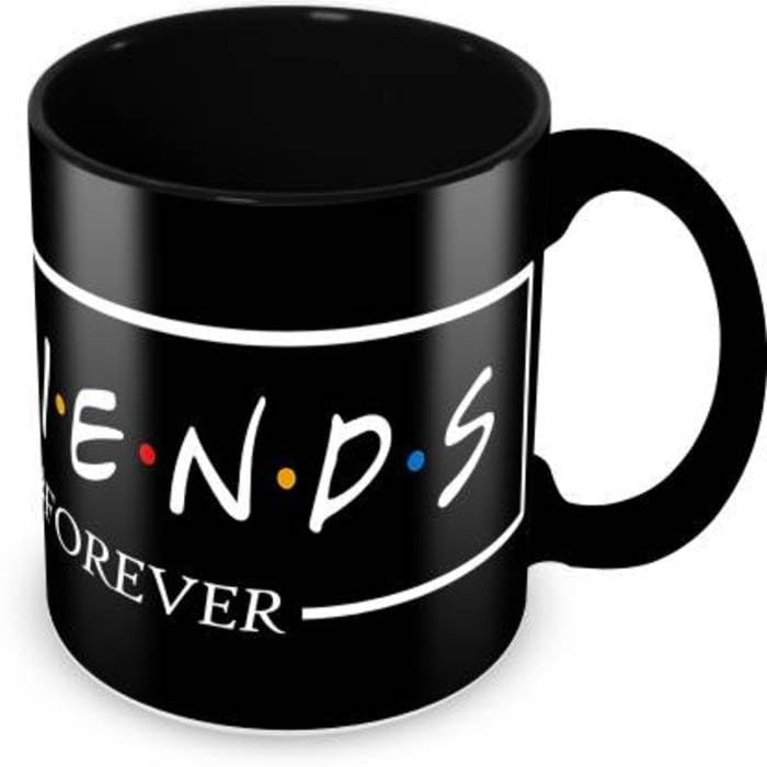 Image of Funny Bestie with Friendship Quotes Printed 325 ml Ceramic Coffee Mug /Tea Cup Gift for Girls, Best Friends, Sister Mom, Wife, Girlfriend 325 ml (Best Friend-14)